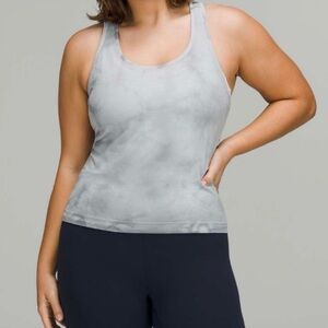 lululemon athletica Swiftly Tech Racerback Tank 2.0 in Marble Dye Rhino Grey